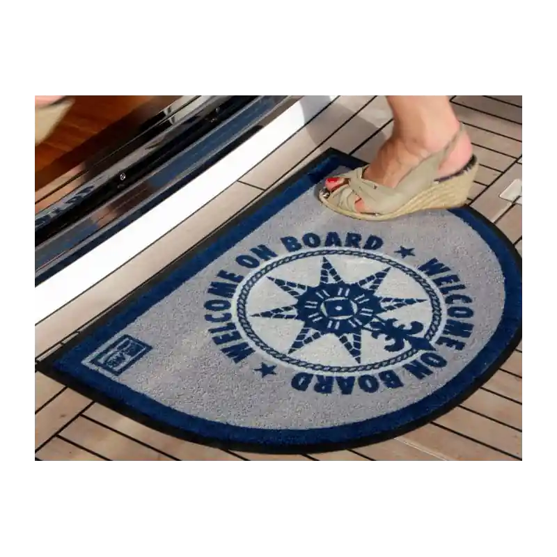 Prix Bas Lot de 2 tapis anti dérapant WELCOME ON BOARD