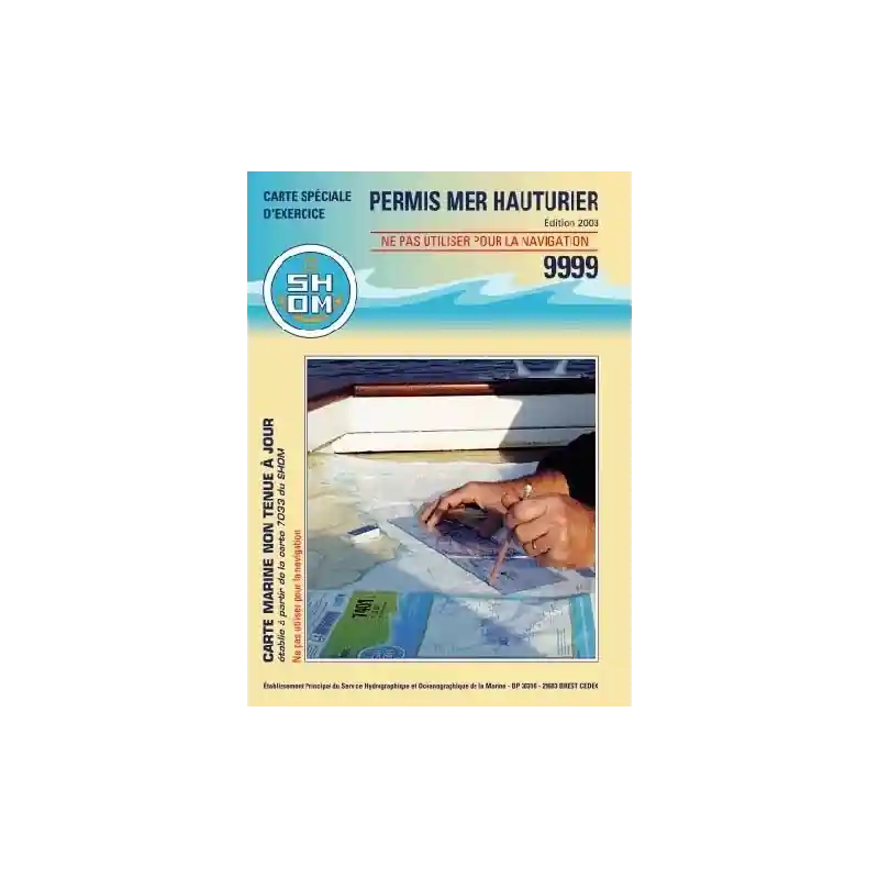 carte SHOM d‘examen hauturier 9999 Meilleure Vente