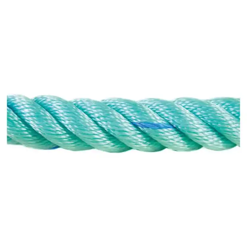 Corde Polyéthylène Verte 4 torons - Bobine avec 2 boucles 1M20 Prix Bas