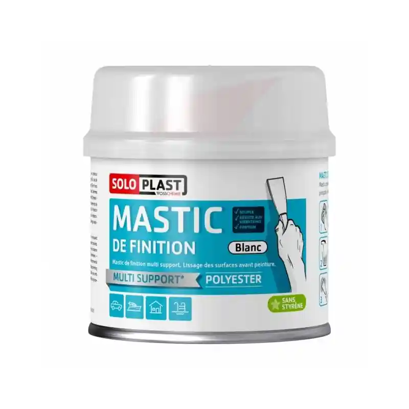 Mastic finition polyester + durcisseur Marque