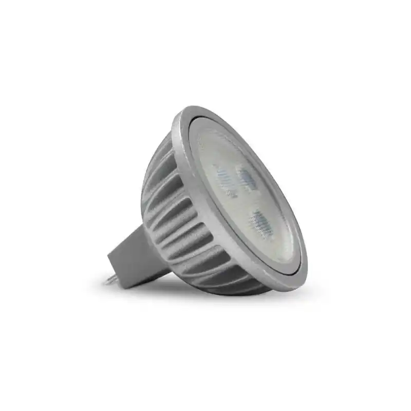 Prix Choc ampoule 4 leds blanc chaud dicroice 10/30V 5W GU5.3 MR16 *50mm 30°