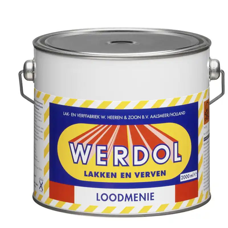 Anti-rouille orange WERDOL - Minium de plomb Expédié Aujourd'hui
