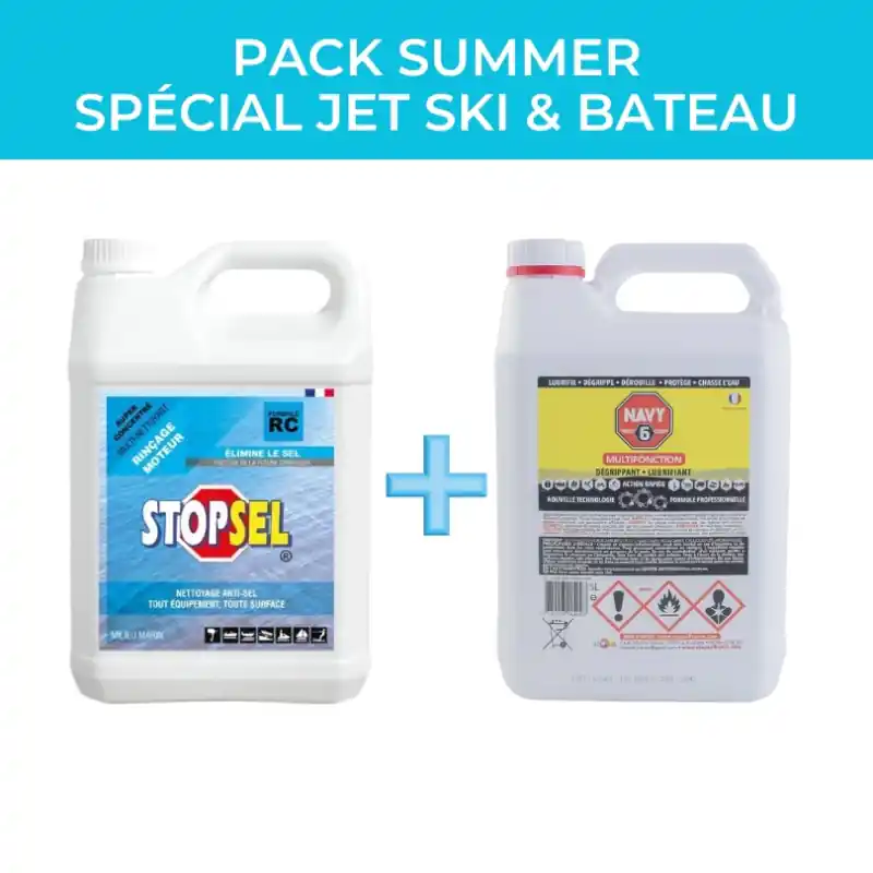 PACK SUMMER spécial jet ski et bateau - STOPSEL Certifié