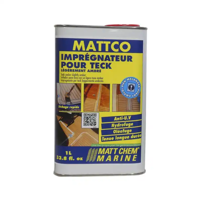 MATT CHEM - MATTCO AMBRÉ - Imprégnateur pour teck Meilleur Prix