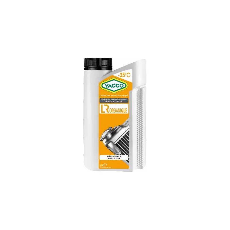 Liquide de refroidissement organique -35°C - YACCO Promotion