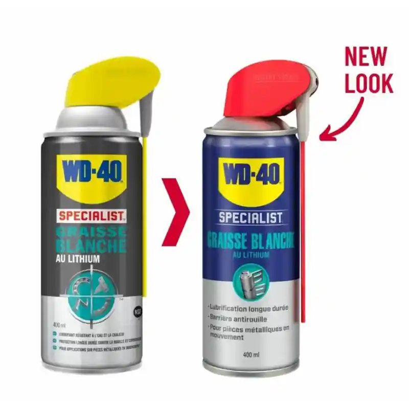 Solde WD40 GRAISSE UNIVERSELLE BLANCHE au LITHIUM - 400ml