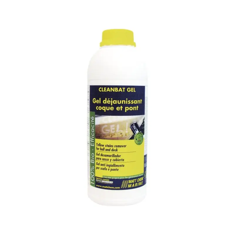 Dernière Chance MATT CHEM - CLEANBAT GEL déjaunissant coque et pont