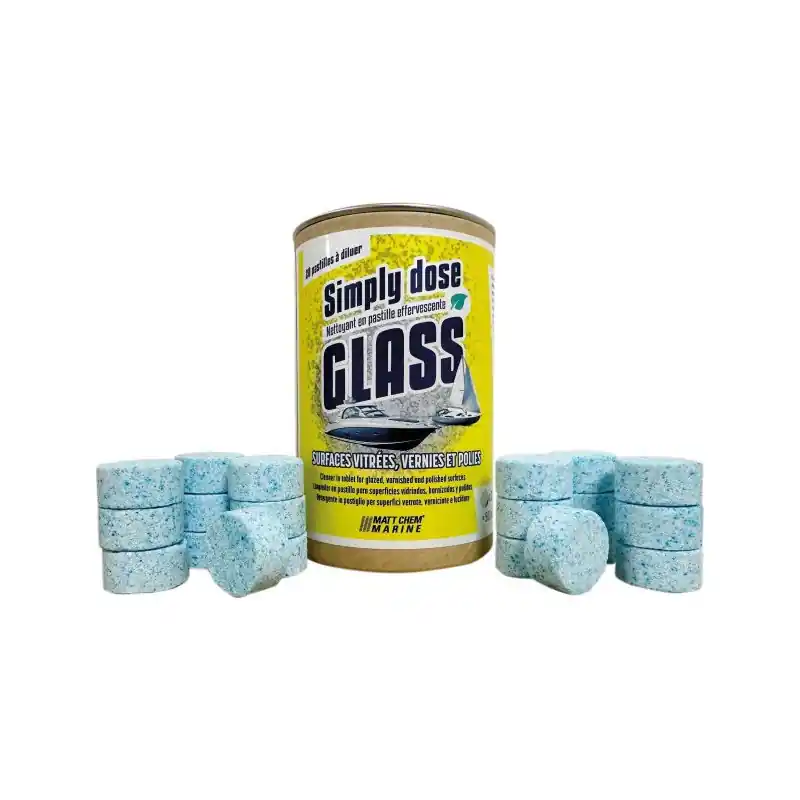 Jusqu'à Épuisement Des Stocks MATT CHEM - Simply GLASS Pastilles effervescentes nettoyant surfaces vitrées