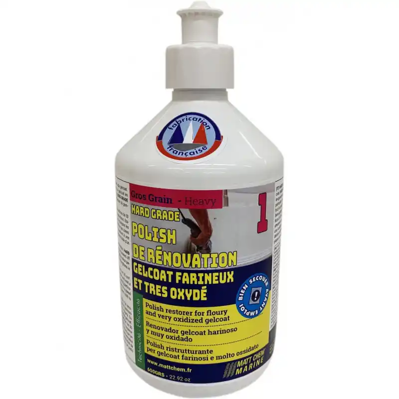 Expédié Aujourd'hui Hard Grade - Polish spécial Gelcoat farineux