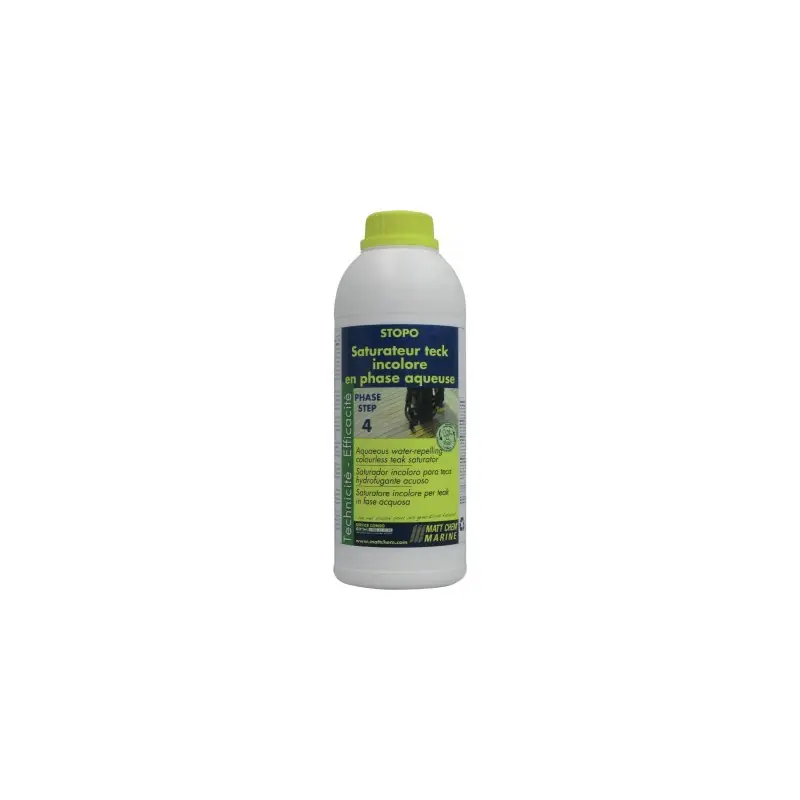 Nouveauté MATT CHEM - STOPO - Saturateur hydrogugeant teck + bois exotiques
