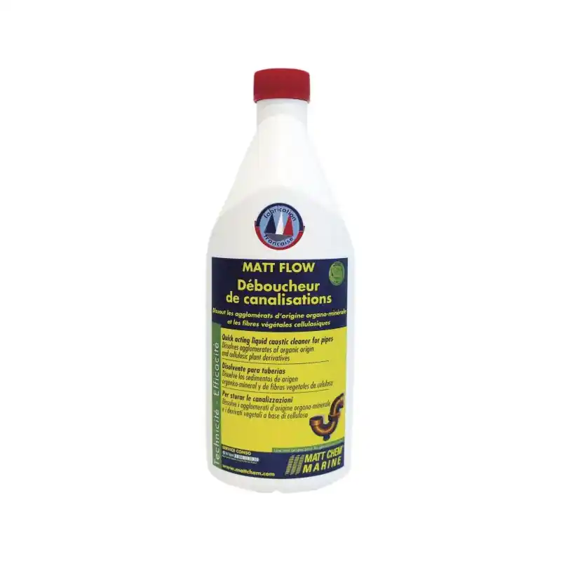 Must-Have MATT CHEM - MATT FLOW - Déboucheur liquide pour canalisations