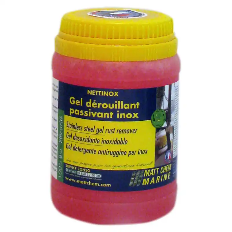 Expédition Rapide MATT CHEM - NETTINOX - Gel dérouillant nettoyant passivant inox