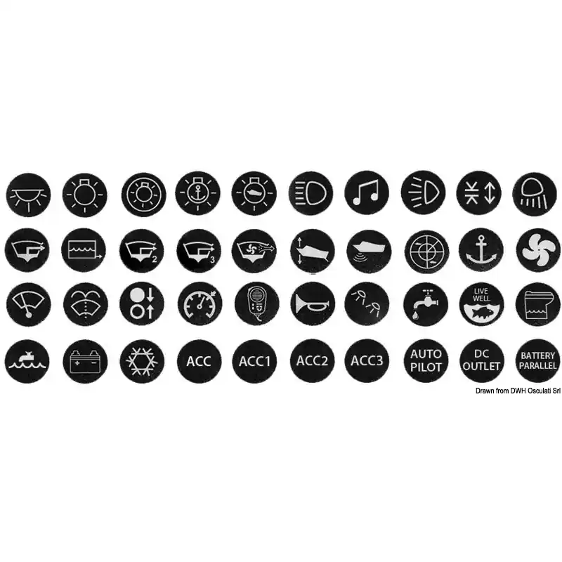 Ensemble de 40 autocollants marins - Antivandalisme Usine Directe