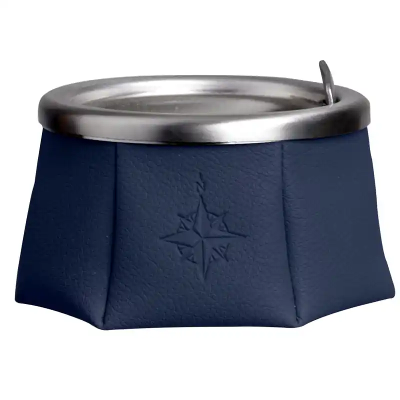 Cendrier Bleu marine avec Couvercle Windproof MARINE BUSINESS Pas Cher