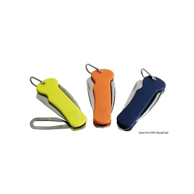 Remise Couteau voile inox avec poignée en plastique