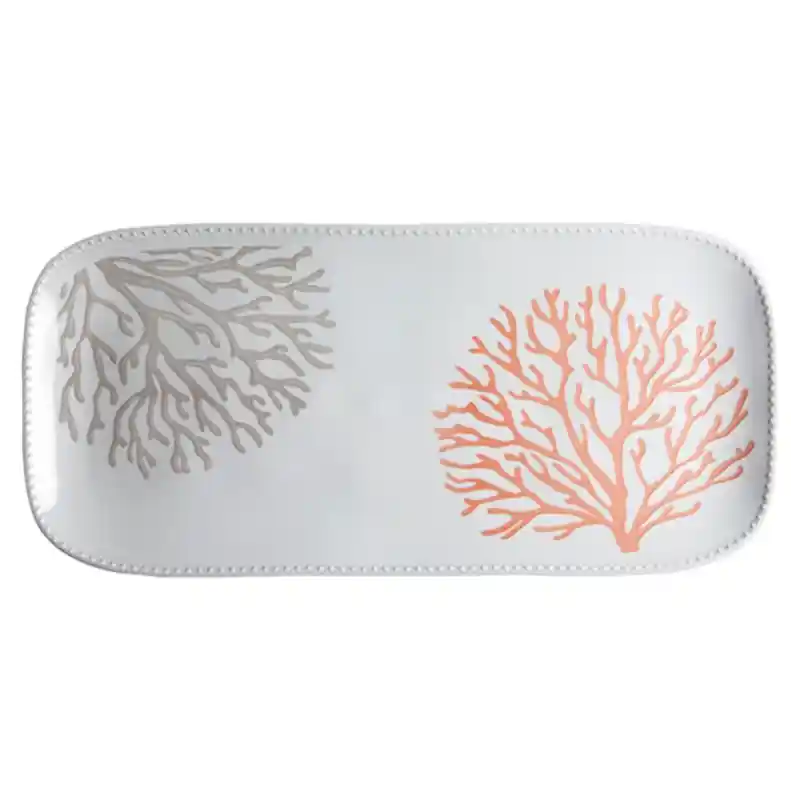 Vente Directe Set 2 plateaux Harmony corail orange - Marine Business
