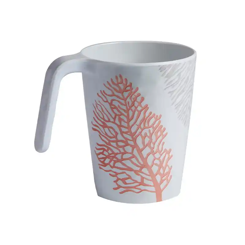 Offre Du Jour 6 Mugs Mélaminé Corail orange Harmony Mare Antidérapants MARINE BUSINESS