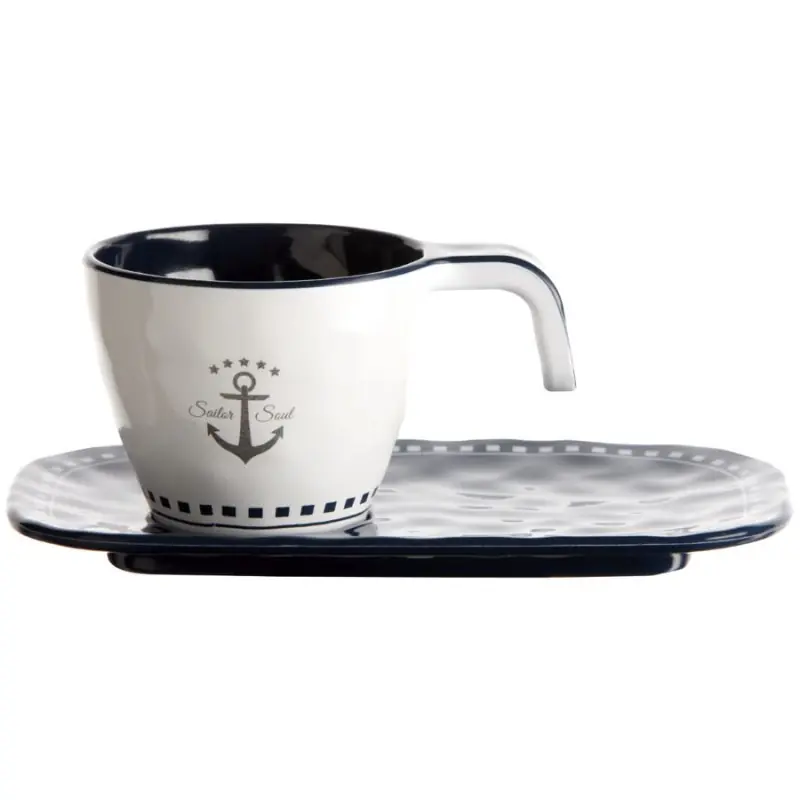 Service café mélamine Sailor Soul - Marine Business 12 pcs Produit De Marque