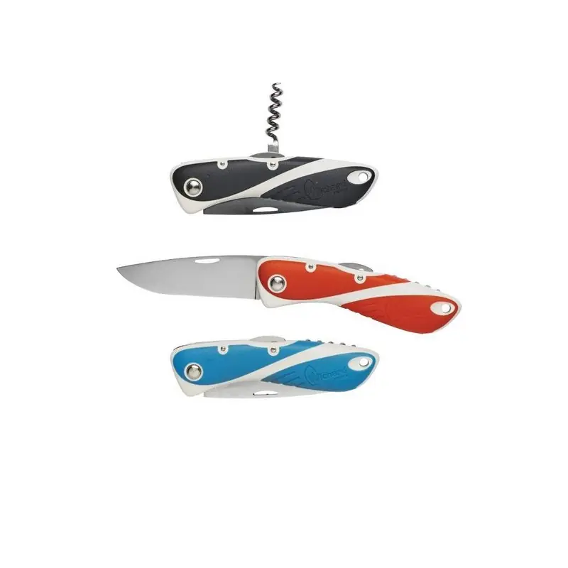 Vente Flash Couteau WICHARD AQUATERRA Lame lisse + tire-bouchon + dragonne offerte
