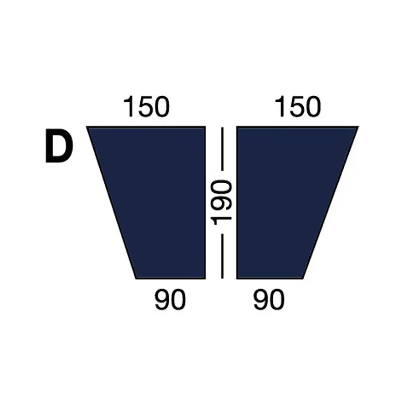 Drap-housse adaptable Modèle D Bleu - Marine Business Prix Réduit