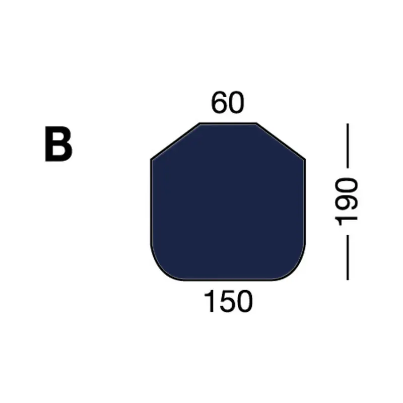 Drap-housse adaptable Modèle B Bleu - Marine Business Commander Maintenant