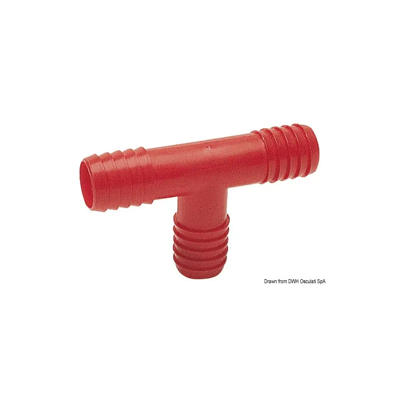 Prix Réduit Raccords en T en nylon pour tuyaux d‘eau - OSCULATI