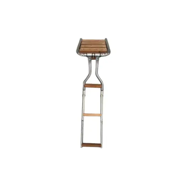 Plateforme de bain avec échelle en bois 3 marches Déclassée Remise