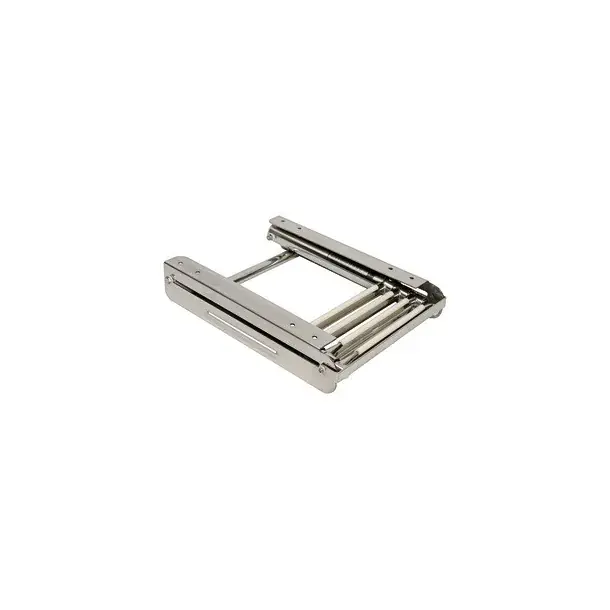 Echelle télescopique escamotable Inox 3 marches Prix Réduit