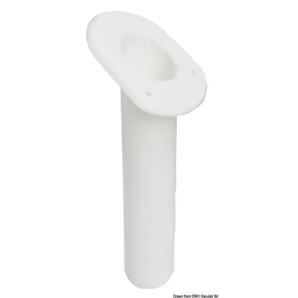 Dernier Modèle Porte-canne Oval 43 mm 30° Blanc