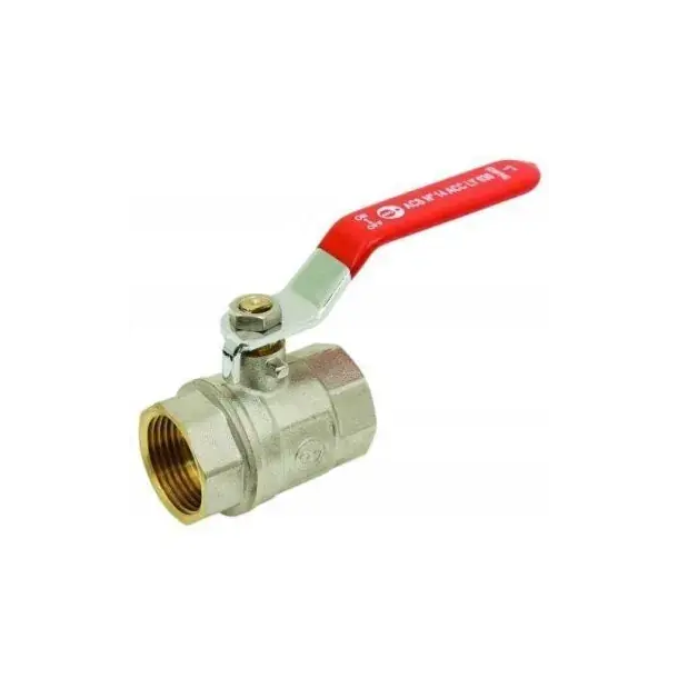Certifié Vanne à sphère laiton 2 voies FF 1/4"