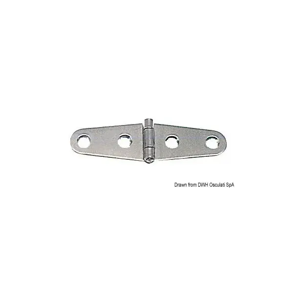 Charnière inox 101x27 mm Bon Marché