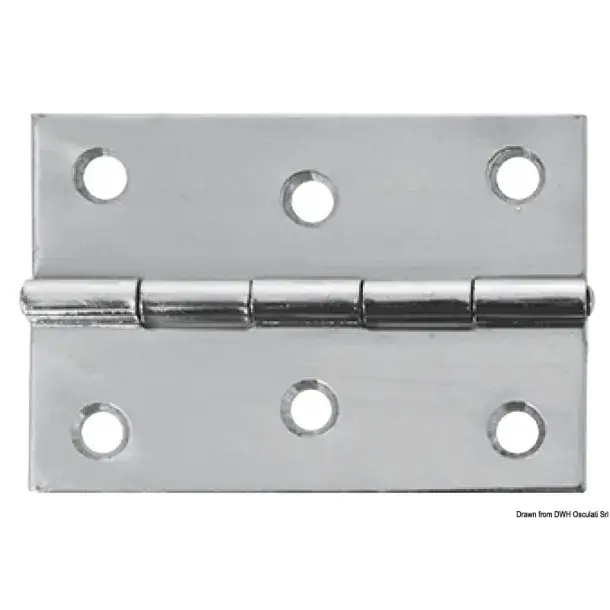 Super Prix Charnière inox 75 x 50 mm