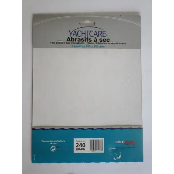 Nouvel Arrivage Abrasif à sec 240 grains Yachtcare