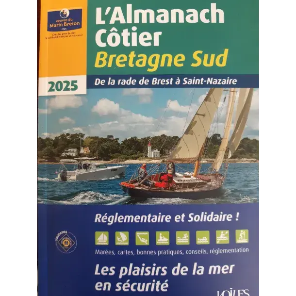 Vente Flash L‘Almanach Côtier Bretagne Sud 2025