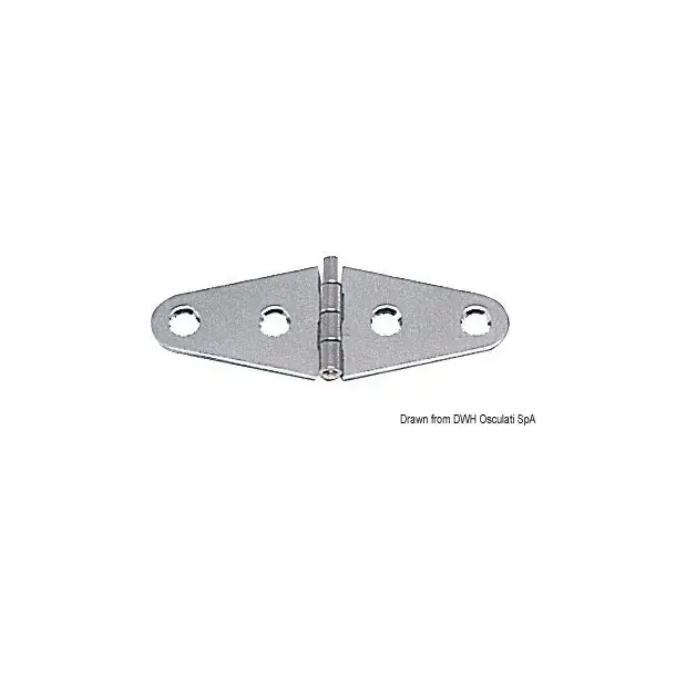 Prix Cassé Charnière inox 101x38 mm