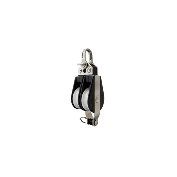 Poulie à friction double - Ringot manille - Réa 34 mm Certifié