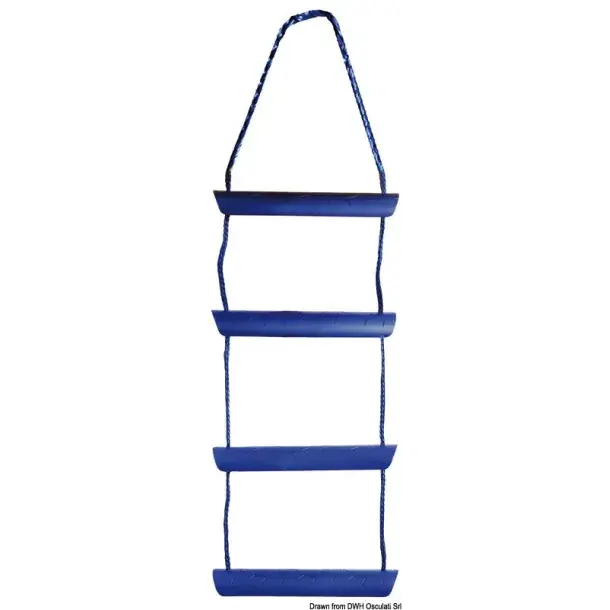 Prix Bas Echelle de secours corde nylon bleu 4 ou 5 marches