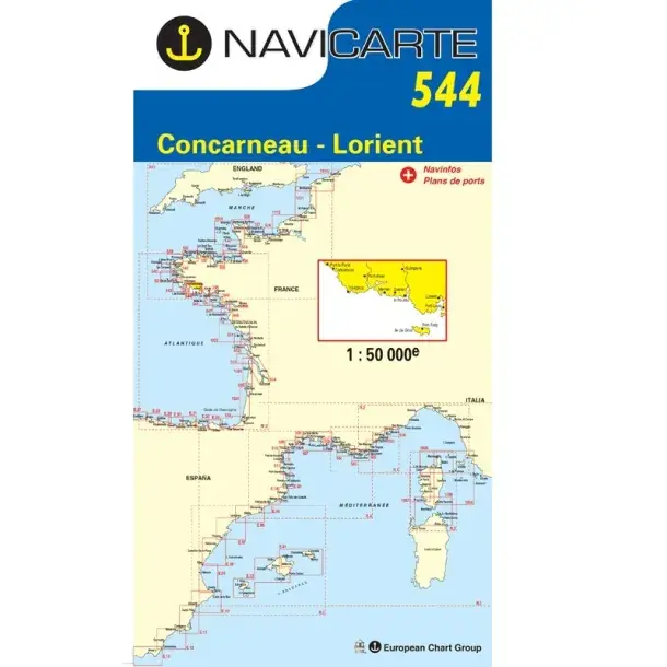 Carte Navicarte simple 544 Haute Qualité