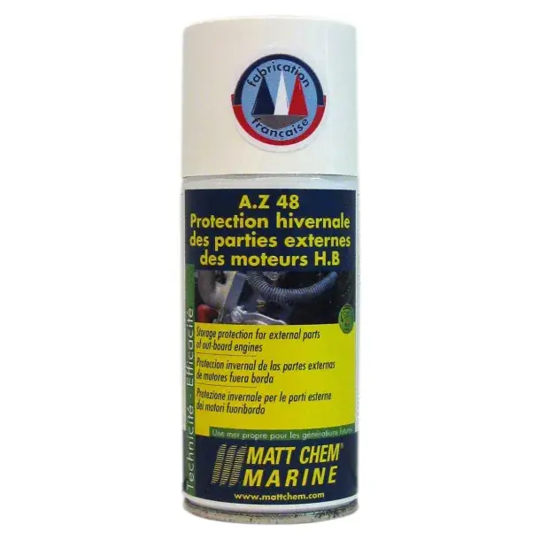 Marque A.Z.48 protection hivernale des parties externes du moteur H.B.