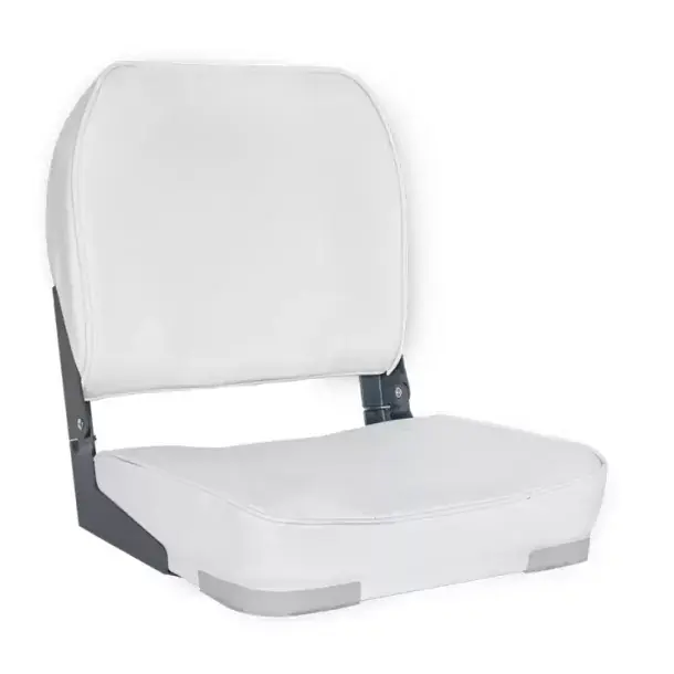 Bon Marché Siège bateau rabattable Blanc