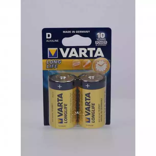 Bon Plan 2 piles LR20 Varta Longlife Alcaline Tension 1,5 V