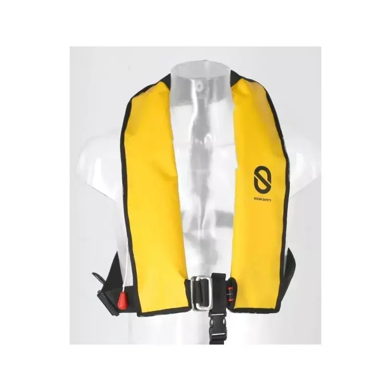 Gilet gonflable 170N XF auto avec harnais jaune pvc Commander Vite
