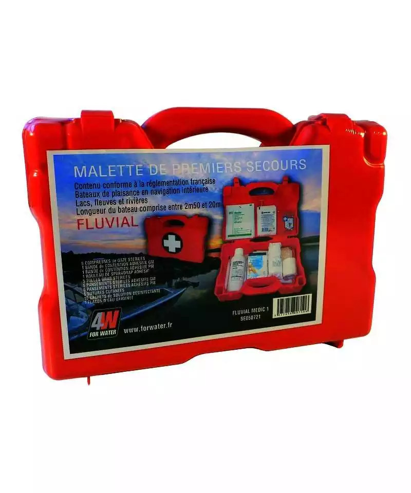 Mallette de premiers secours navigation intérieure Usine Directe