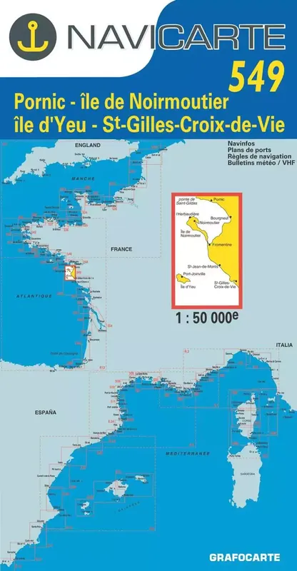 Offre Du Jour Carte marine Navicarte N° 505 Port St Louis Etang de Berre Marseille