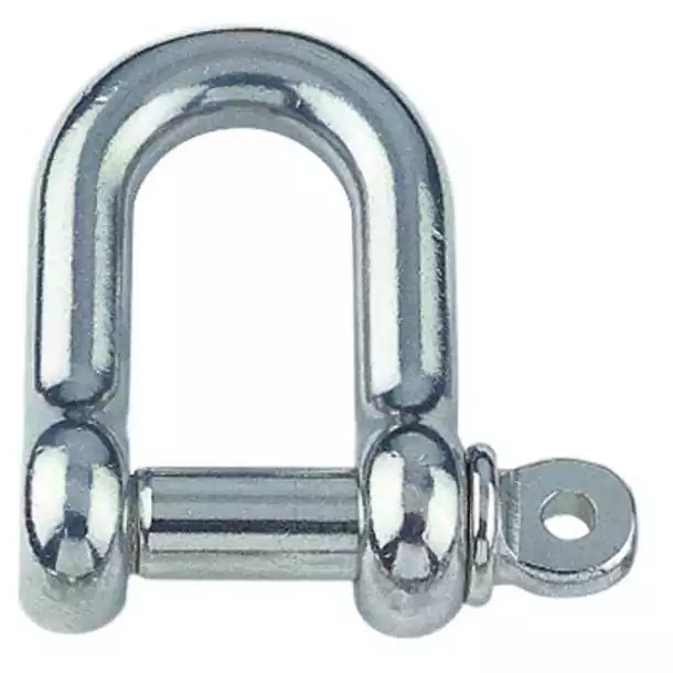 Nouvelle Collection Manille droite type court inox A4 Diamètre 8mm