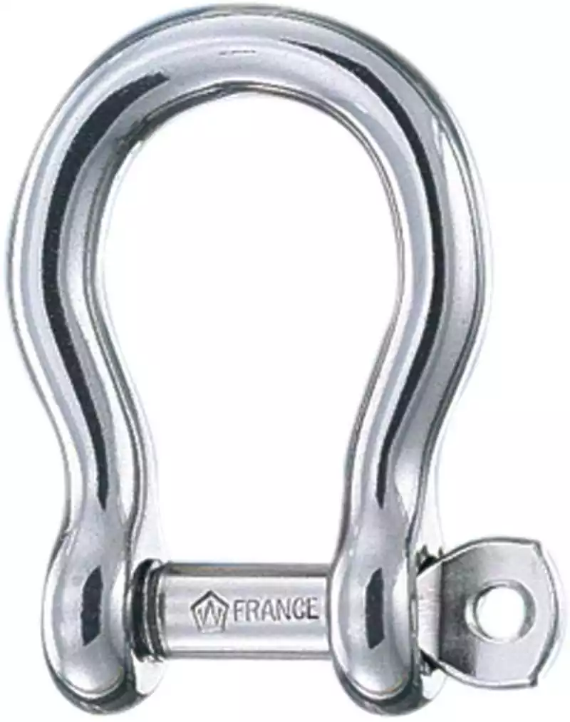 Manille Lyre autobloquante inox diamètre 10mm Hauteur intérieure 47mm charge 1520Kg Offre Du Jour