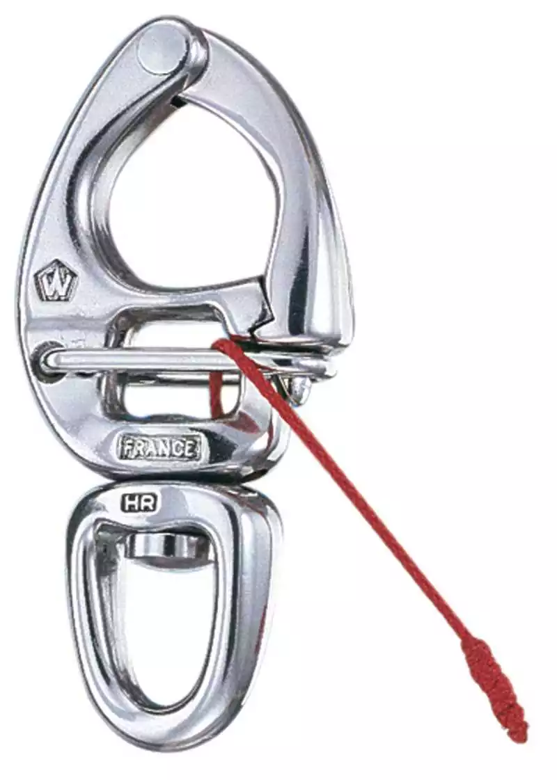 Offre Limitée Mousqueton ouverture rapide diamètre 16mm oeil 12mm Longueur 80mm charge 2300Kg