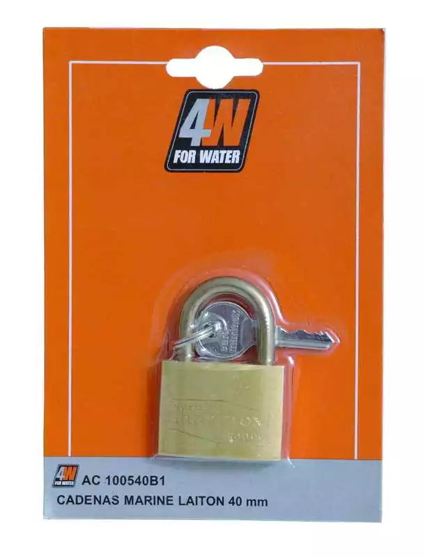 1 Cadenas marin en Laiton longueur 40mm diamètre anse 6mm Jusqu'à Épuisement Des Stocks