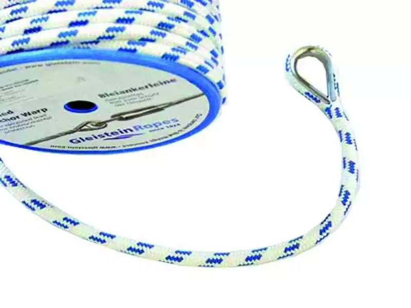 Ligne de mouillage plombée bobine 40M diamètre 12mm Blanc Meilleure Vente