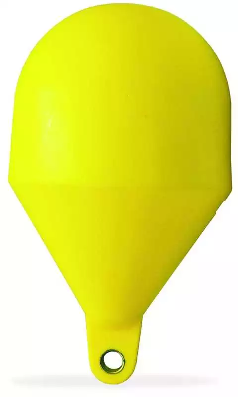 Satisfait Ou Remboursé Bouée sphérique Jaune diamètre 800mm oeil 45 mm
